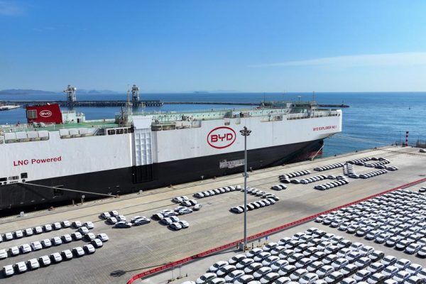 BYD roll-on/roll-off ship