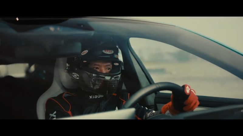 Xiaomi Motors CEO Lei Jun Performs a Drift while Driving the Xiaomi SU7