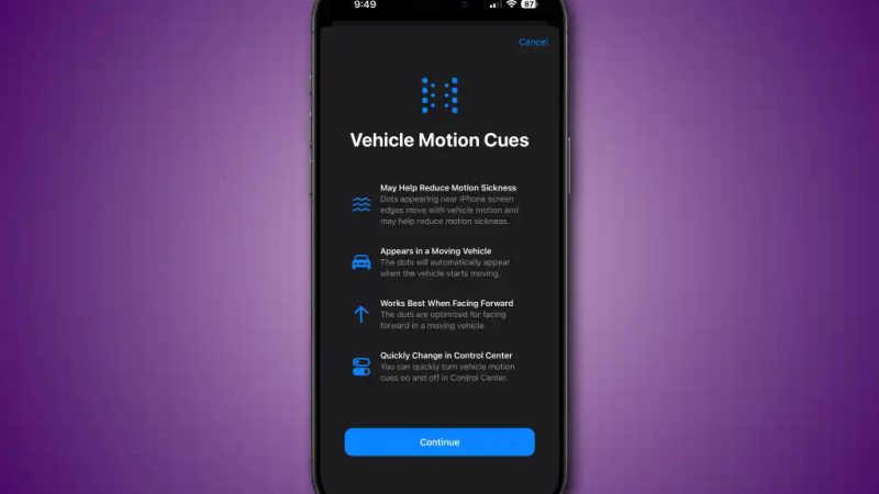 How iOS 18’s New Feature Reduces Motion Sickness